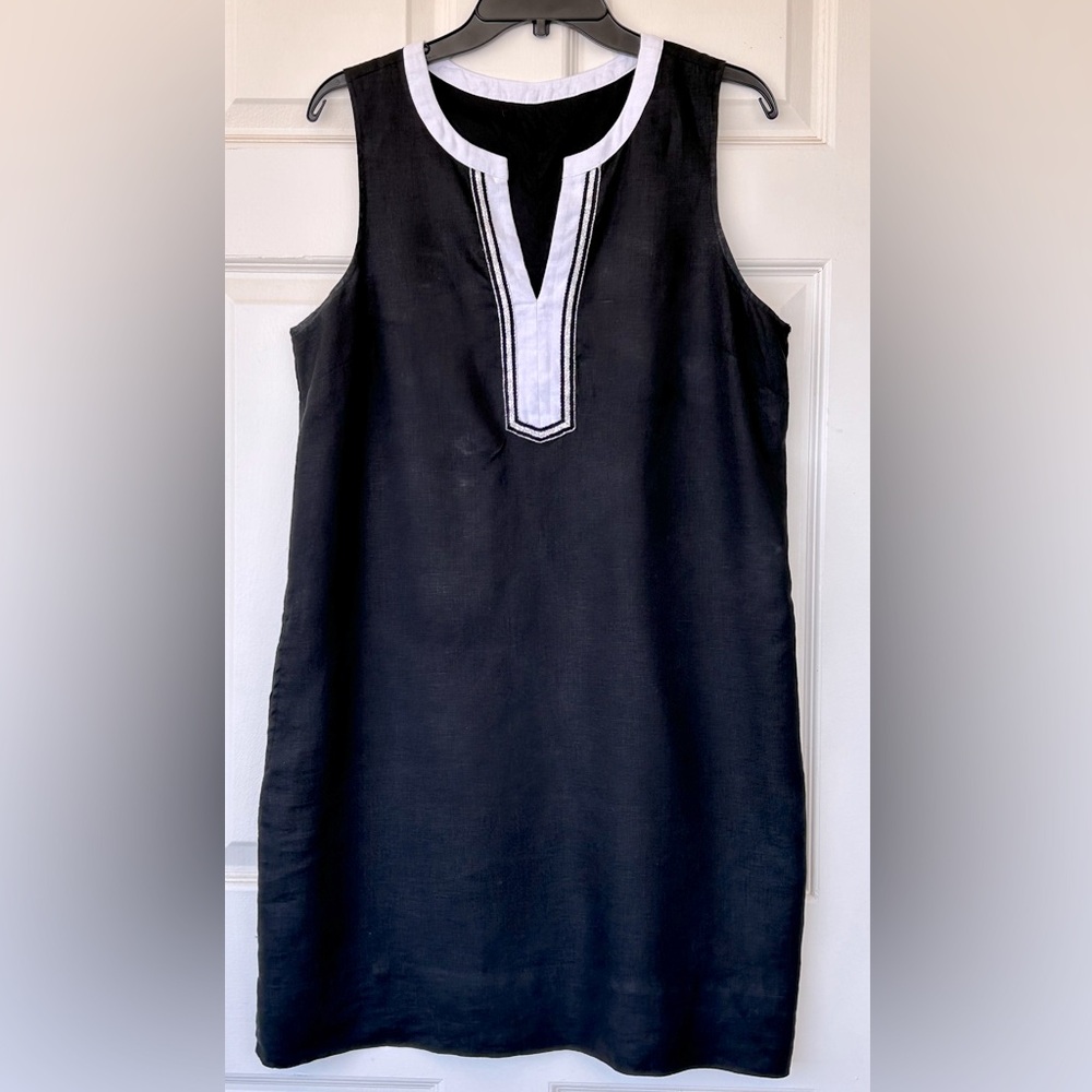 Tommy Bahama Women’s Linen‎ Sleeveless Shift Dress Lined
